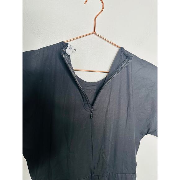 BIBHU MOHAPATRA x RTR Black Poplin Fringe Western Mid Cutout Dress Size 8 - Picture 6 of 8